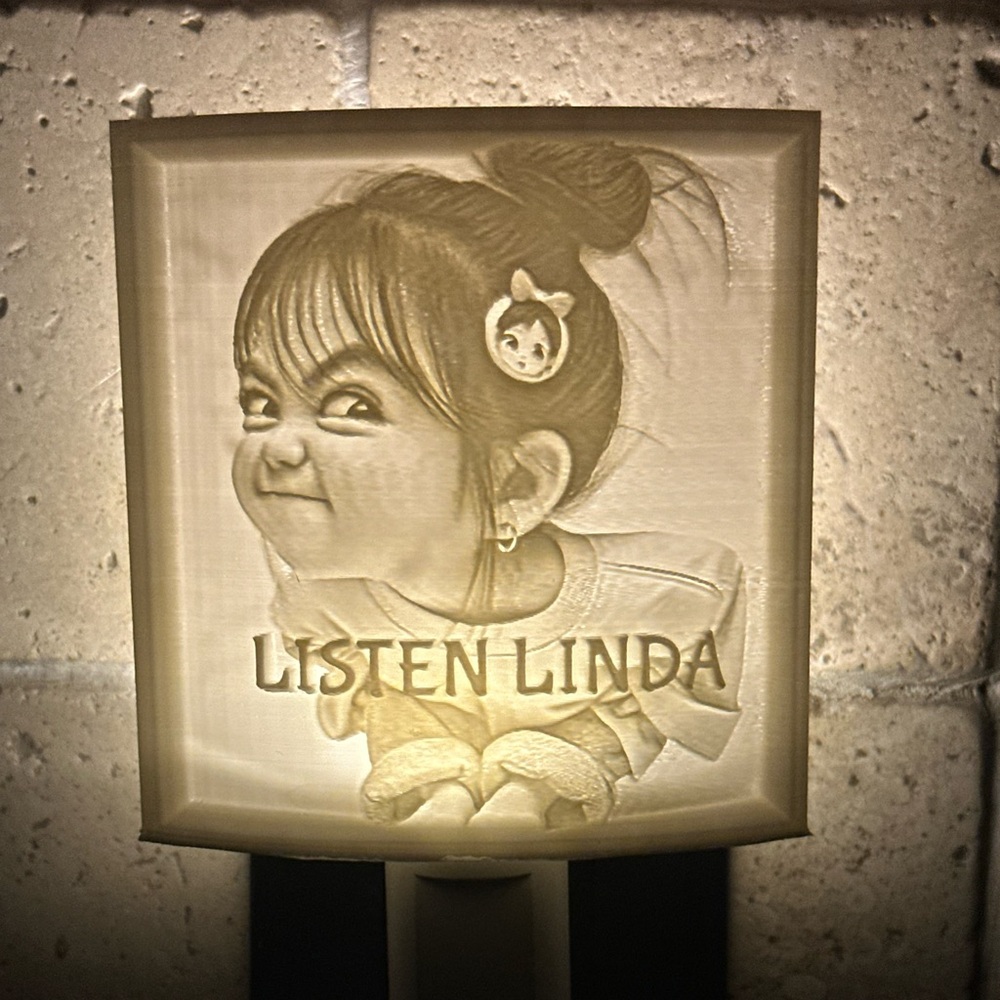 Handmade nightlight slip on.